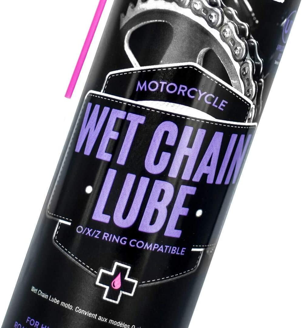 Muc-Off Motorcycle Wet Weather Chain Lube - High Performance Wet Chain Lubricant for Standard O, X, Z-Ring - On and Off Road - 400ml - Image 2