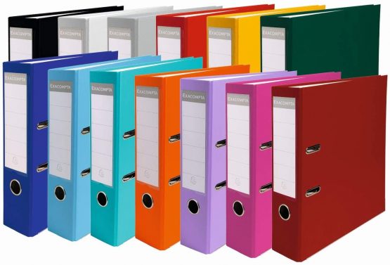 Exacompta PP Lever Arch File, A4, 50 mm spine - Lilac - Image 2