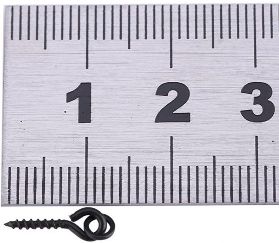 Tihebeyan 10Pcs 15mm Fishing Boilies Bait Screws Fishing Carp Boilie Bait Screw With Round Link Loop Swivels Terminal Tackle Accessories - Image 4