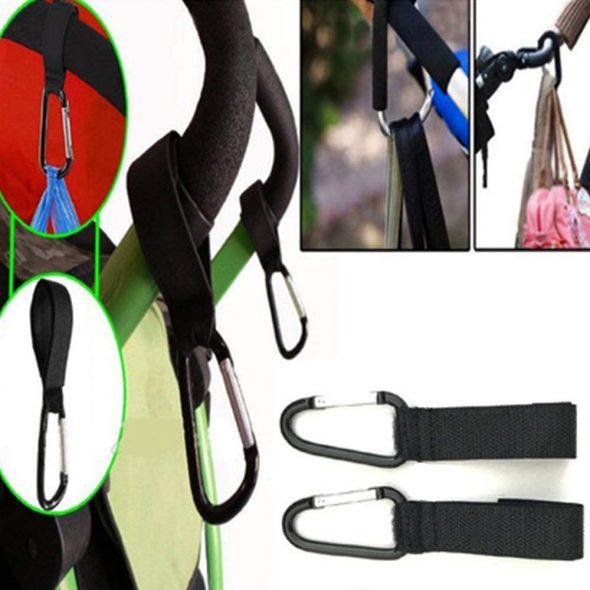 diaper bag clips for stroller