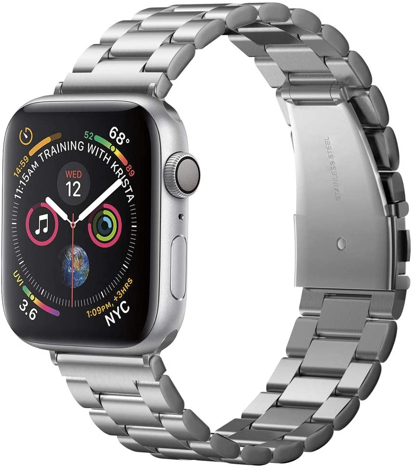 Spigen Modern Fit Stainless Steel Metal Band Strap Compatible with Apple Watch Ultra 3/2/1 (49mm)