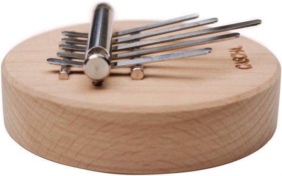 CASCHA Kalimba, high-quality thumb piano with 5 tongues, wood finger piano for kids adults beginners, beech, pentatonic HH 2176 - Image 3
