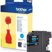 Brother LC-121C Inkjet Cartridge, Cyan, Single Pack, Standard Yield, Includes 1 x Inkjet Cartridge, Brother Genuine Supplies