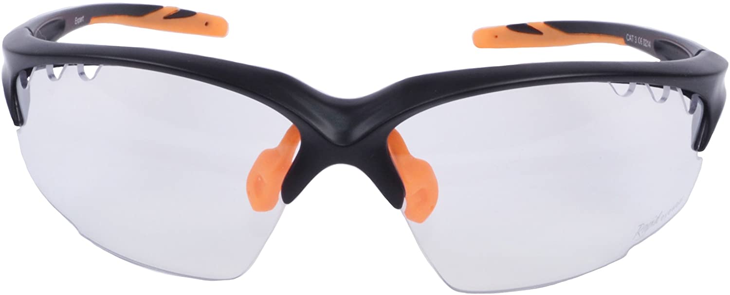 Rapid Eyewear 'Expert Clear' Cycling and Sports Glasses for Men & Women. UV 400 Sunglasses. Impact Resistant Transparent Lenses. Also for Squash Cricket - Image 2