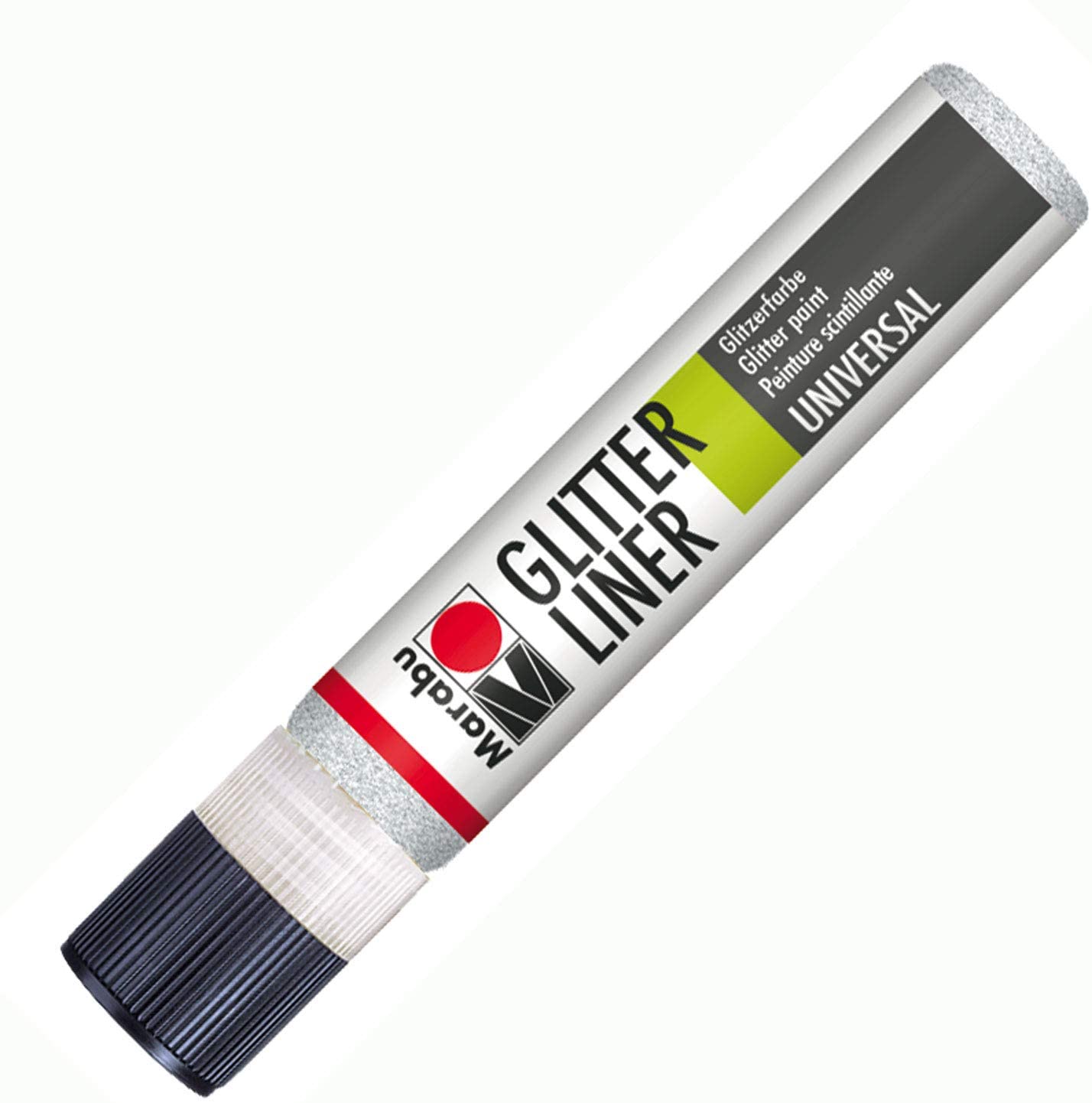 Marabu Glitter Liner Pen 25ml - 570 White