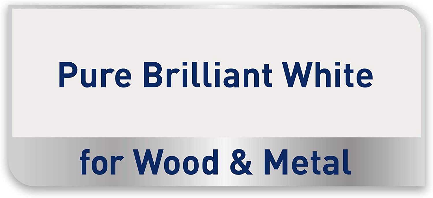 Dulux Once Satinwood Paint For Wood And Metal Pure Brilliant White