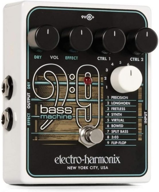 Electro Harmonix Bass 9 Bass Machine Guitar Effect Pedal - Bass9 - Image 2