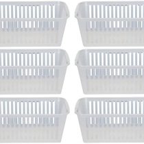 30cm Clear Plastic Handy Basket Storage Basket - Set Of 6
