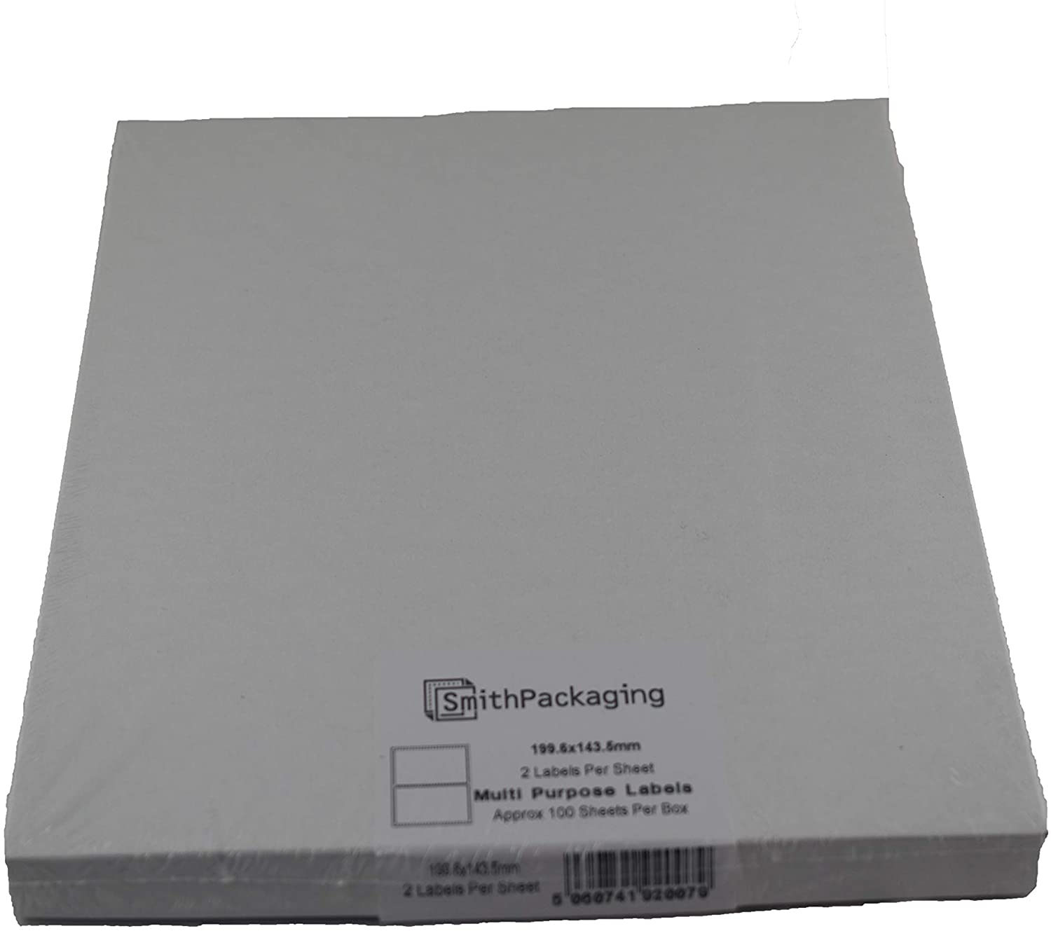 SmithPackaging A4 Self Adhesive Address Labels, 2 Labels Per Sheet, 100 Sheets, 199.6 x 143.5mm, 200 Labels - Image 4