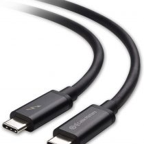 [Intel Certified] Cable Matters Thunderbolt 3 Cable (USB C Thunderbolt Cable) in Black 2m Supporting 100W Charging