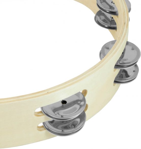 Tiger 10" Tambourine Headless Double Row - Image 4