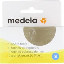 Medela Slow Flow Breast Milk Bottle Teats - Pack of 2 BPA-Free Spare Teats Made for Use with Medela Baby Bottles