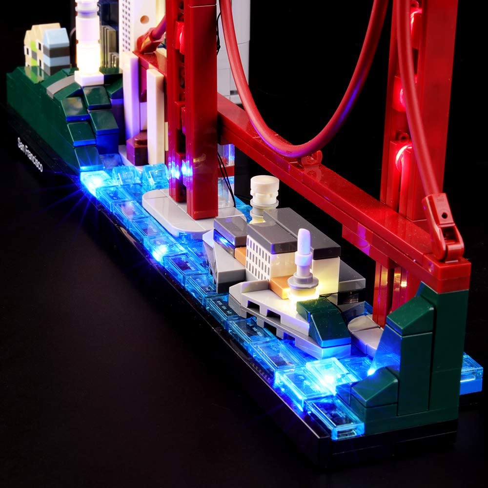 LIGHTAILING Light Set For (Architecture San Francisco) Building Blocks Model - Image 4