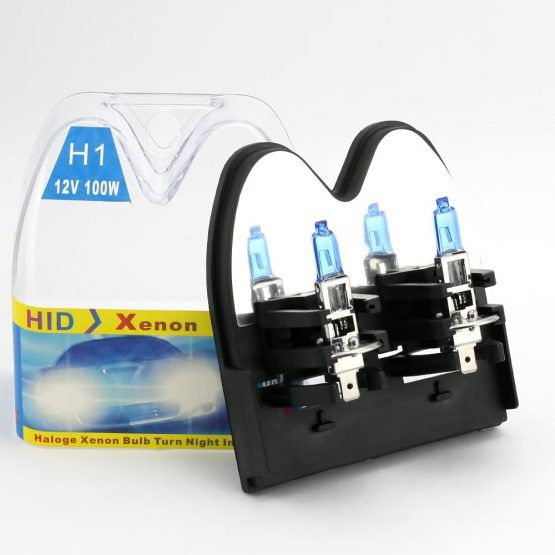 Headlight Bulb H1 100W Halogen Bulb High Traffic Lights Car Fog Lamp 12V Xenon White Light - Image 4