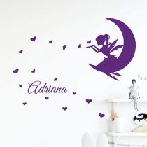 Ambiance Sticker Personalised Name Stickers, vinyl, Model 1, 60x25cm + 30x20cm