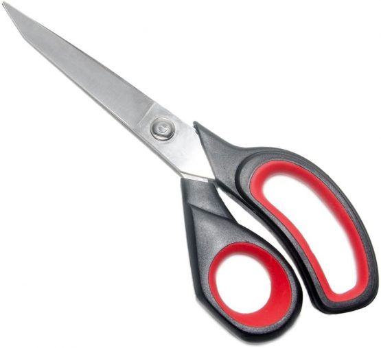 Dressmaking Scissors Heavy Duty Dressmaker Fabric Shears Tailor Scissors for Cutting Fabric, Leather, Raw Materials, Dressmakings, Altering, Sewing & Tailoring 9.5inch Long (red Black) - Image 3