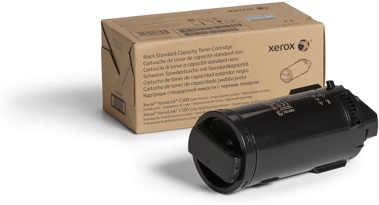 Xerox Genuine VersaLink C500 / C505 Black Standard Capacity Toner Cartridge (5000 pages) - 106R03862, 5000 Page Yield
