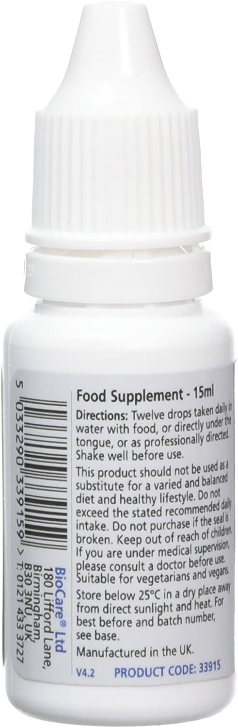 BioCare Nutrisorb Methyl B Complex - Liquid Active B Vitamins for Energy Cognitive and Nervous System Support - 15ml - Image 2