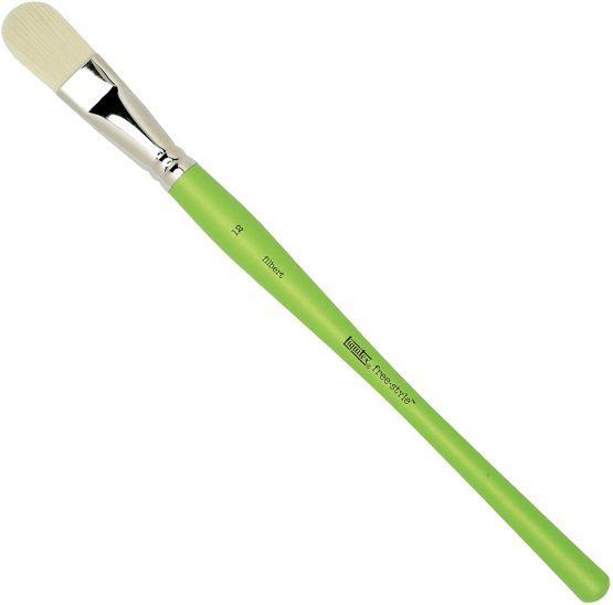 Liquitex 1300412 Professional Freestyle Traditional Brush, Detail Filbert No. 12
