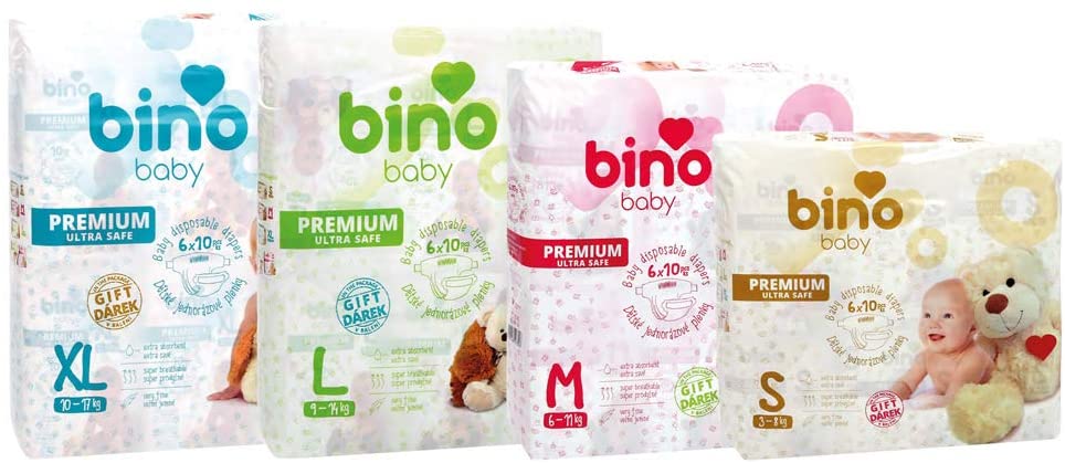 Bino Baby Disposable Diapers, Weiß - Image 2