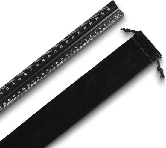 Metal Scale Ruler, 30cm Triangular Scale Rulers for Architects Engineers, Metric Ruler for 1:20, 1:25, 1:50, 1:75, 1:100, 1:125 - Image 4