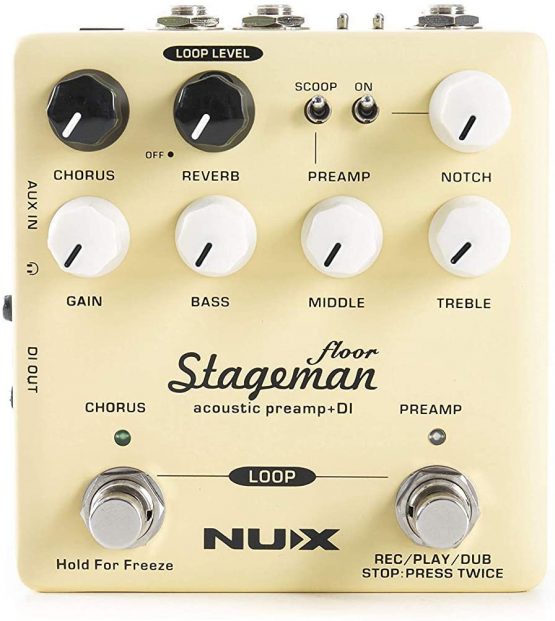 NUX | Stageman Floor Acoustic Preamp DI Pedal, 173.338UK