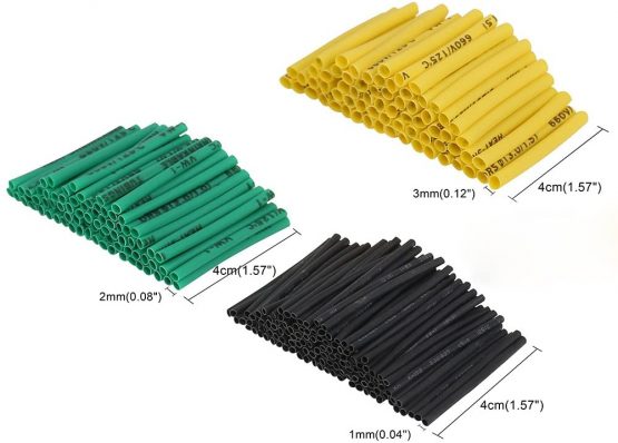 H&S 532pcs Heat Shrink Tubing Cable Sleeve Heat Shrink Wrap Tube Sleeving Electric Insulation Protection Kit - Image 3