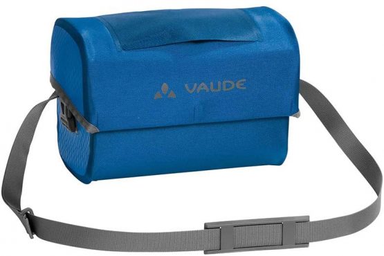 VAUDE Aqua Box Handlebar Bag - PVC-Free Tarpaulin Bike Bag with 6 Litre Storage Volume - Use as a Handlebar Bag or Travelbag with Removable Shoulder Strap