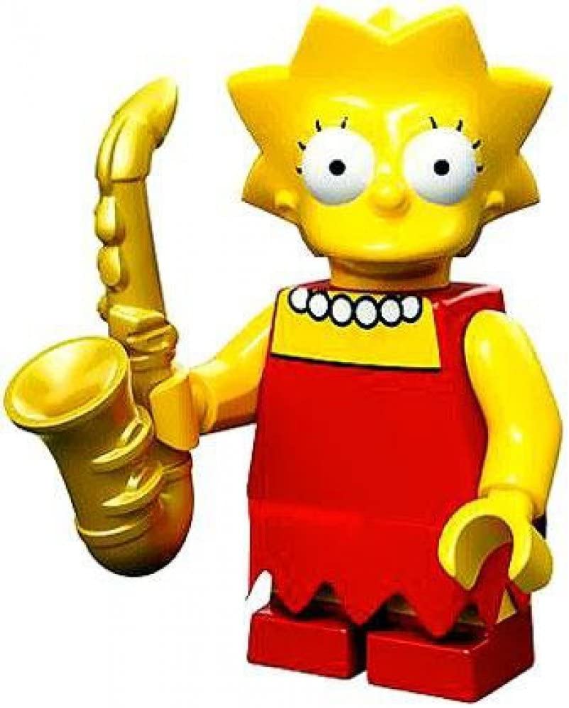 The Simpsons Lego Mini Figure Lisa, Multicolored, standard size