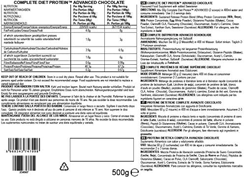 Bulk Diet Protein Shake, Chocolate, 500 g, Packaging May Vary, 0.5 kg - Image 2