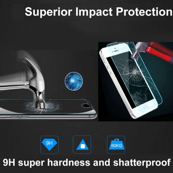 4youquality [2-Pack] iPhone 8 Plus 7 Plus Screen Protector, Premium Tempered Glass Film [LifetimeWarranty][Scratch-Resistant][Anti-Shatter] Screen Protector For Apple iPhone 8 Plus and iPhone 7 Plus - Image 4
