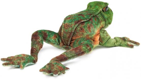 Folkmanis 3082 Hand Puppet Puppet Bouncing Frog - Image 2