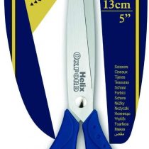 HELIX OXFORD Childrens Kids Scissors 13cm Round Ended Craft Scissors [Pack of 2 Pairs]