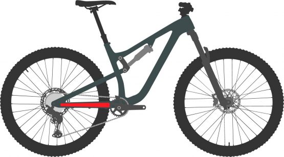 Bike Shield Stay Shield 1 Frame Protection - Transparent Gloss - Image 2