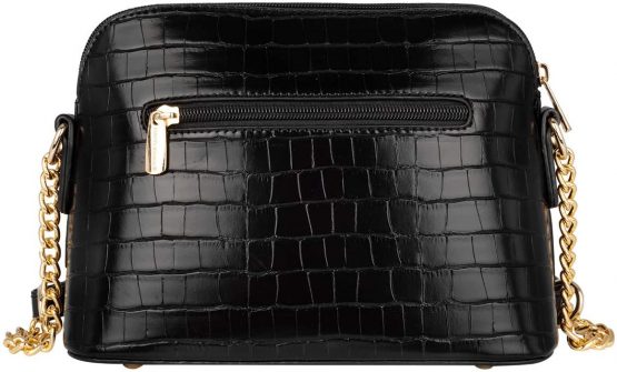 David Jones - Women's Small Crossbody Bag - Chain Shoulder Bag - Saffiano PU Faux Leather Rigid Messenger Bag - Evening Party City Clutch - Ladies Zip Handbag - Fashion Elegant Simple - Image 4