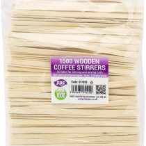 1000 x Wooden Coffee Stirrers Eco Friendly - 14cm (5.5 inches)