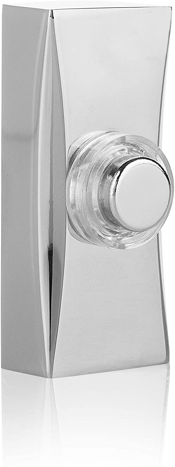 Byron Wired Bell Push Surface Mounted - Chrome