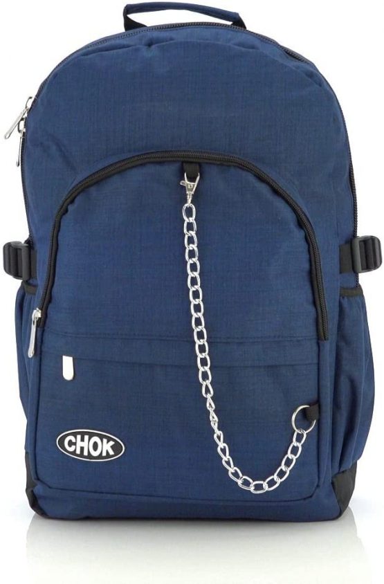 CHOK Commuter Blue Backpack Rucksack Bag with Laptop Protection | School College Travel Work | Cool Commute