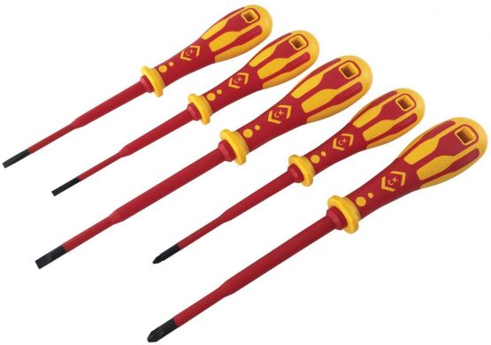 C.K T49283D DextroVDE Slim Screwdriver Set/5 PZ/SL