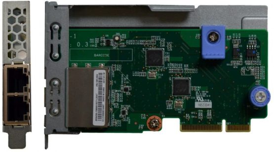 Lenovo ThinkSystem - Adaptateur réseau - LAN-on-motherboard (LOM) - Gigabit Ethernet x 2 - pour ThinkAgile VX Certified Node 7Y94, 7Z12, ThinkAgile VX7820 Appliance
