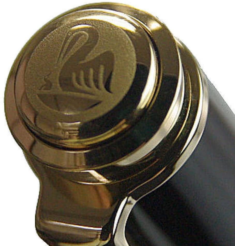 Pelikan M600 Fountain Pen M Premium Plume Noir/Bleu - Image 4