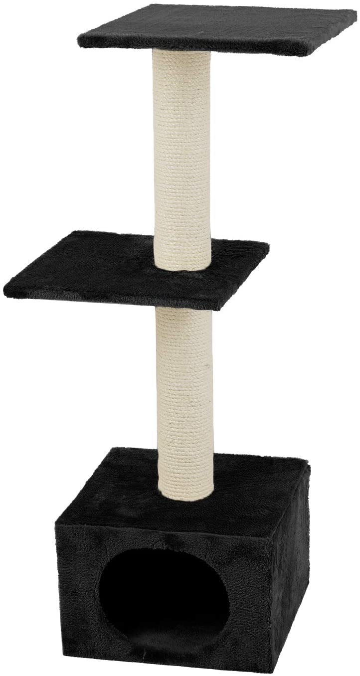 Karlie Scratching Tree, 35 x 35 x 103 cm, Black, L: 35 cm B: 35 cm H: 103 cm