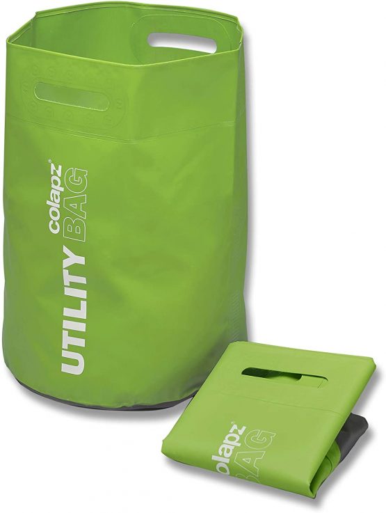 Colapz Multi Purpose Collapsible Camping - Laundry - Beach - Waterproof Utility Bag - 35l - Green