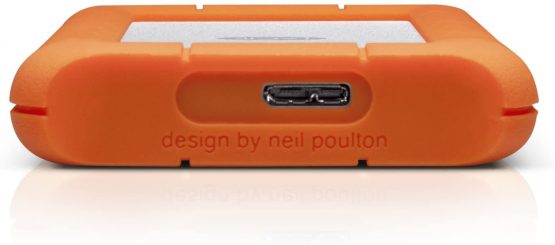 LaCie Rugged Mini 1TB USB 3.0 Portable 2.5 inch External Hard Drive for PC and Mac, Orange / Grey - Image 4