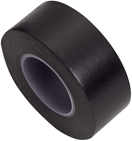 Draper 11910 Expert Insulation Tape, 10m x 19mm, Black, Pack of 8