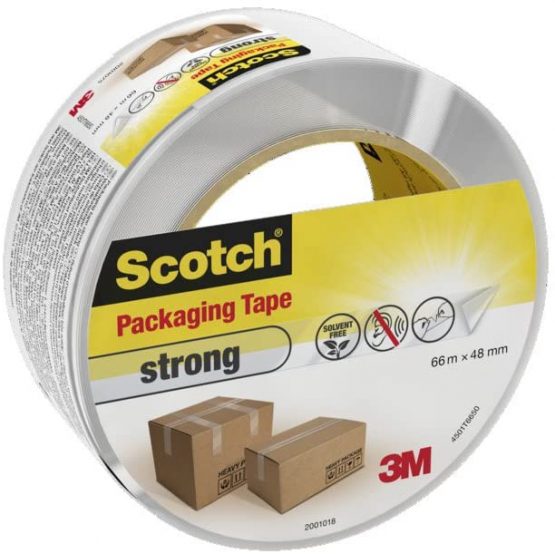 Scotch 4501T6648 66 m x 48 mm Strong Packaging Tape - Clear