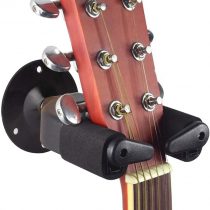 Surplex Guitar Wall Mount, Wall Mountable Universal Guitar Hanger with Base, Guitar Hook Holder Stand, Acoustic, Electric, Classical, Bass Guitar Stand, Mandolins, Ukulele, Guitar Accessories