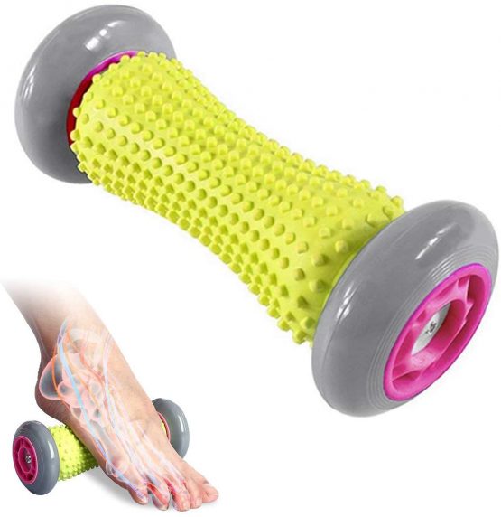 LassZone Foot Massage Roller Muscle Relaxation Applicable for Arm Leg and The Whole Body to Relieve Pain and Tiredness, Plantar Fasciitis Stick Deep Release Pressure Used at Home and Office