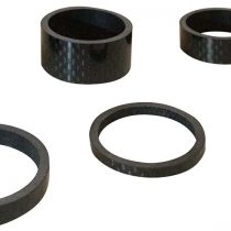 6PCS Light Weight 3K Carbon Headset Spacers 1 1/8"-2mm,3mm,5mm,10mm,15mm,20mm
