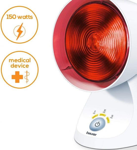 Beurer IL35 Infrared Heat Lamp Soothing Heat for Colds and Muscle